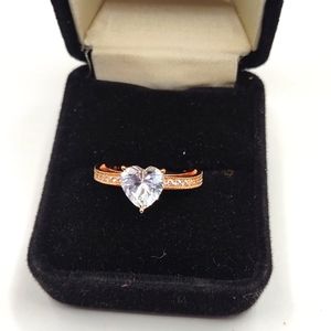 Heart-Shaped Solitaire Ring